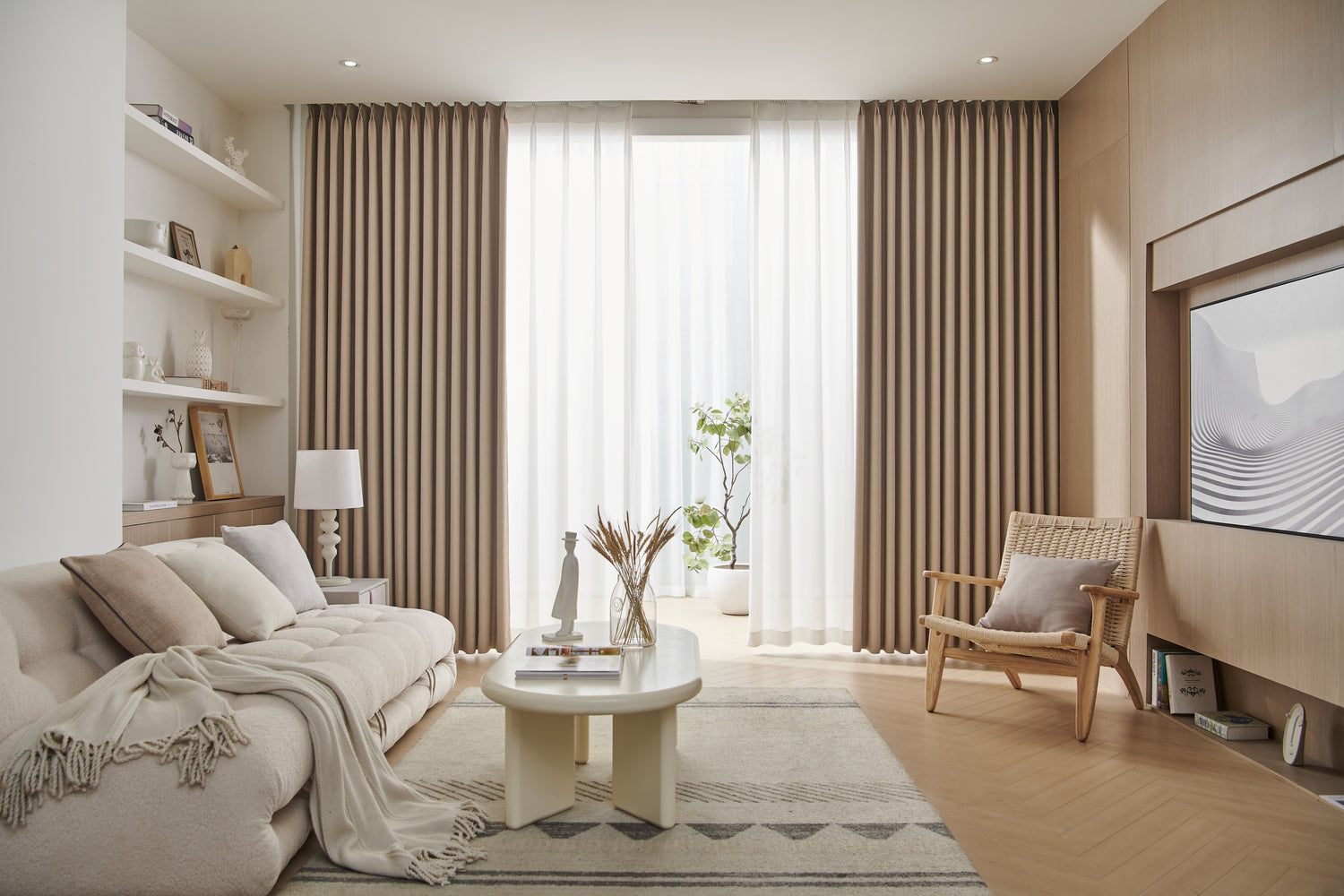 Cloud Pure Linen Drapery